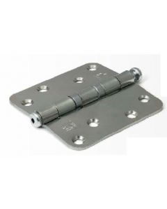 Kogelscharnier met ronde hoek 76x76, blank verzinkt