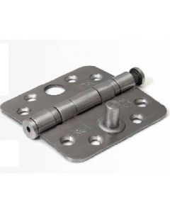 Veiligheid kogelscharnier met ronde hoek 89x89 blank verzinkt