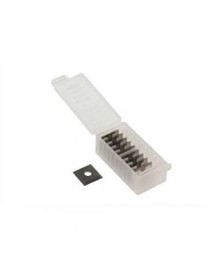 Keermesjes 4 zijdig geslepen, 10,5 x 10,5 x 1,5 mm