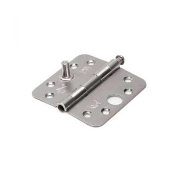 Veiligheid scharnier met ronde hoek 89x89 RVS
