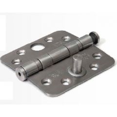 Veiligheid kogelscharnier met ronde hoek 89x89 blank verzinkt