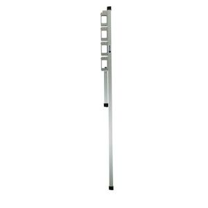 Fast Fix aluminium scharnier freesmal 4-delig 76 x 76 mm