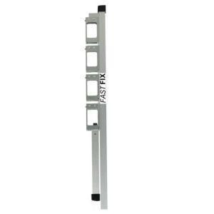 Aluminium scharnier freesmal 4-delig 89 x 89 mm, Fast Fix